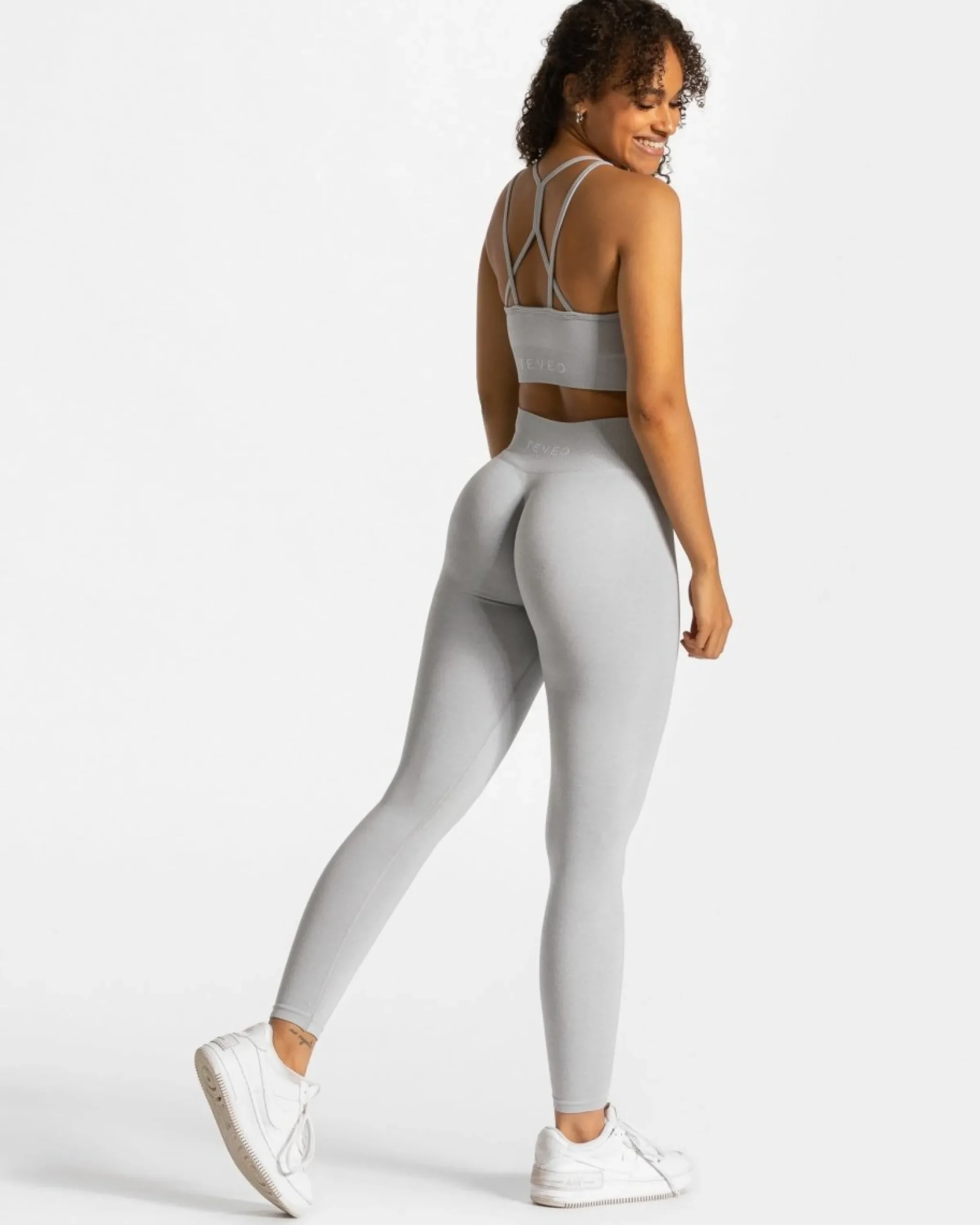 Clearance Brassière Timeless Scrunch « gris clair » Femme Brassières De Sport