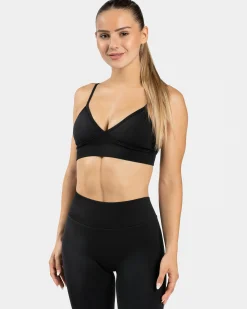 Fashion Brassière triangle Essence « Noir » Femme Brassières De Sport