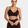 Discount Brassière triangle Essence « Merlot » Femme Brassières De Sport