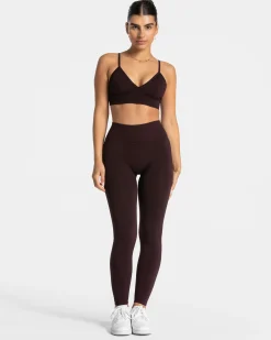 Discount Brassière triangle Essence « Merlot » Femme Brassières De Sport