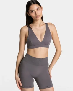 Hot Brassière triangulaire Timeless Pro « graphite » Femme Brassières De Sport