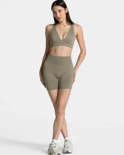 Fashion Brassière triangulaire Timeless Pro « kaki » Femme Brassières De Sport