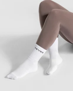 Discount Chaussettes de tennis (2) « blanc » Femme Chaussettes Et Sous-vêtements