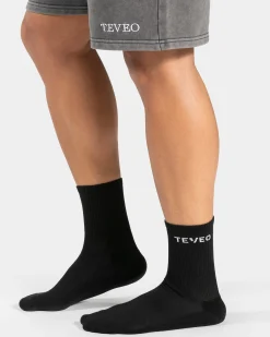 New Chaussettes de tennis (2) hommes « noir » Homme Chaussettes Et Sous-vêtements