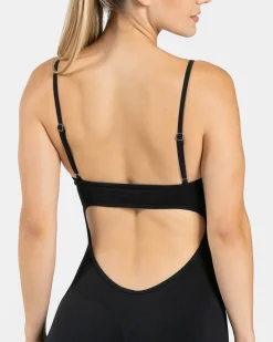 Sale Combi-short dos en V Covert scrunch Essence « Noir » Femme Combinaisons