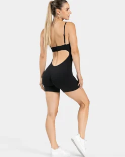 Sale Combi-short dos en V Covert scrunch Essence « Noir » Femme Combinaisons