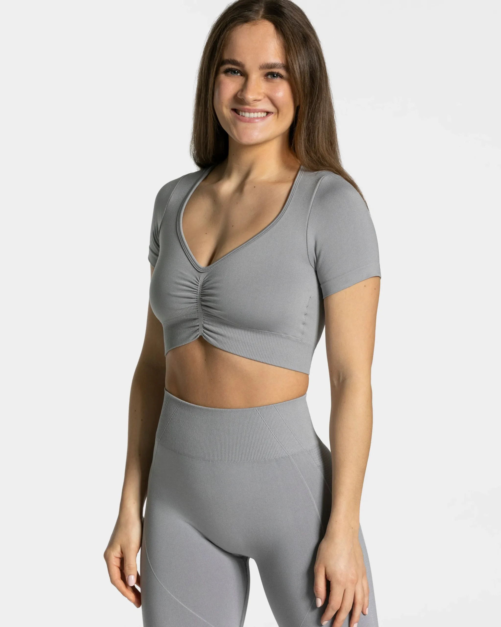 Best Crop Top Focus « gris » Femme Hauts | T-shirts