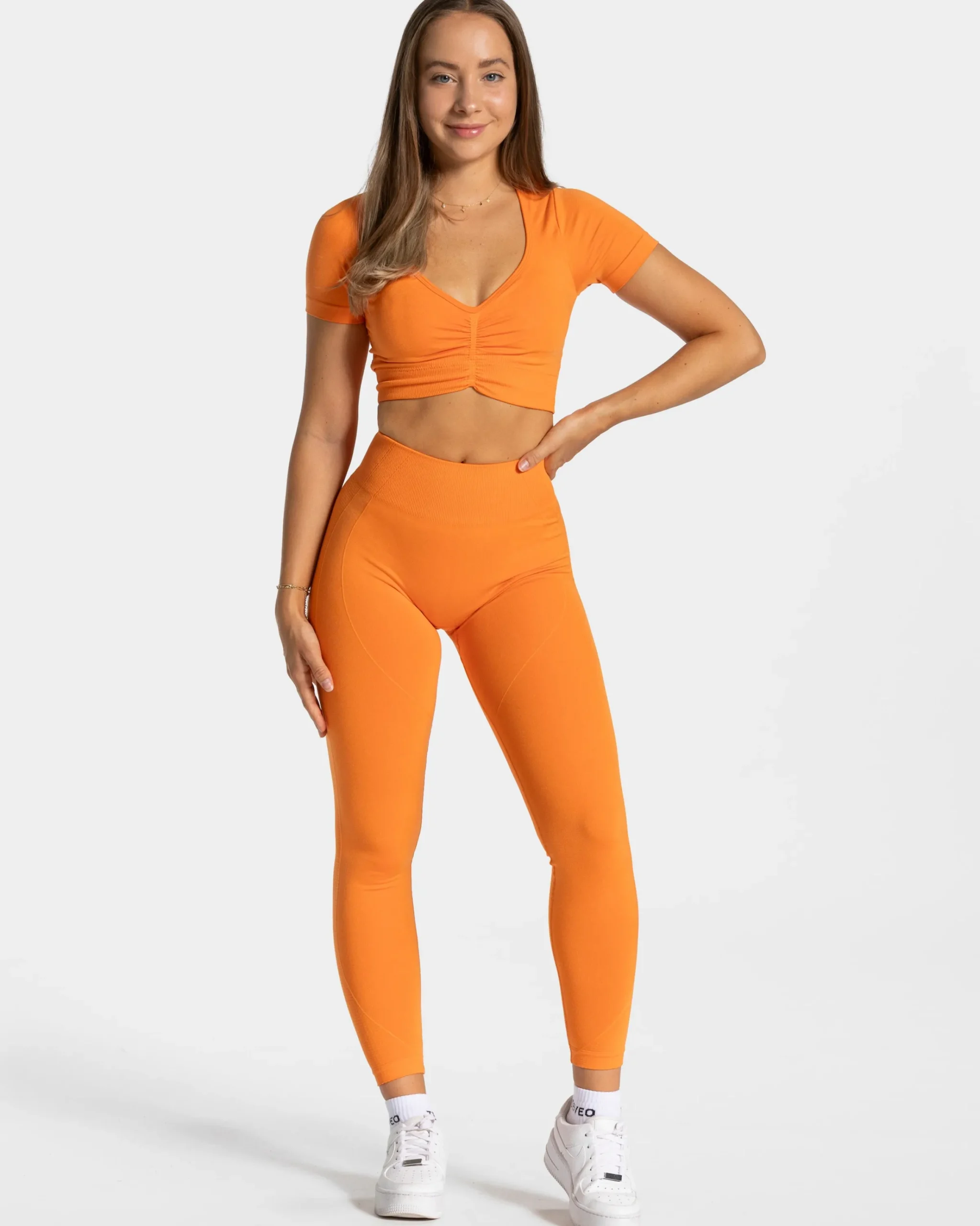 Fashion Crop Top Focus « orange » Femme Hauts | T-shirts