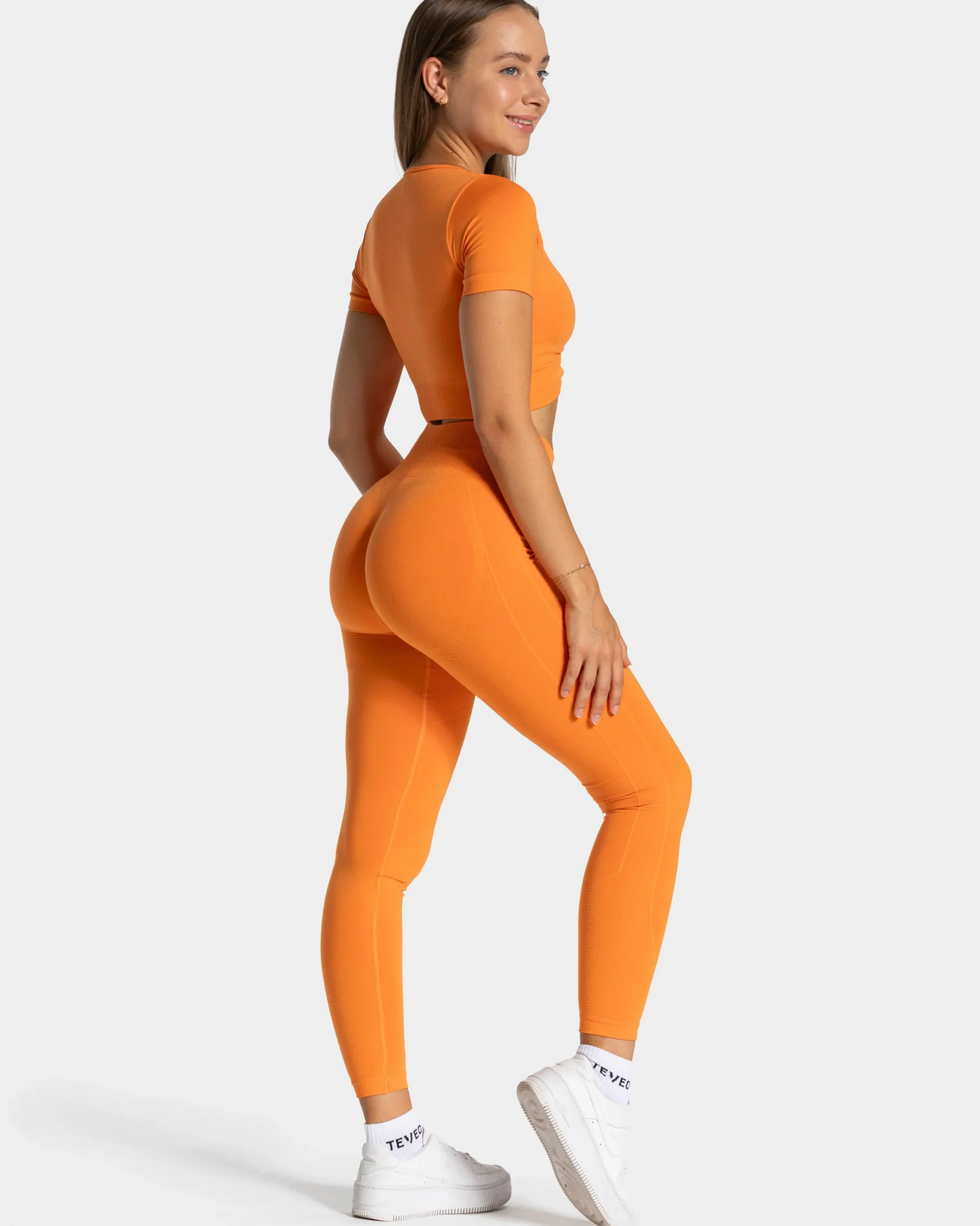 Fashion Crop Top Focus « orange » Femme Hauts | T-shirts