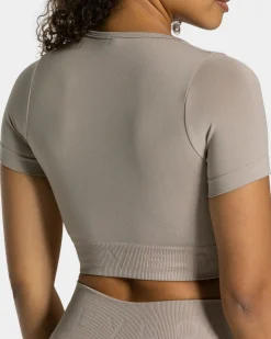 Outlet Crop Top Focus « poussière » Femme Hauts | T-shirts