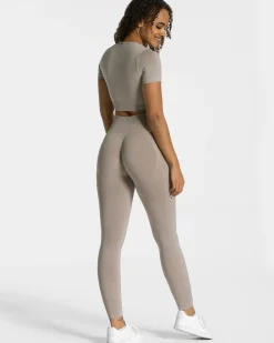 Outlet Crop Top Focus « poussière » Femme Hauts | T-shirts