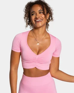 Clearance Crop Top Focus « rose » Femme Hauts | T-shirts