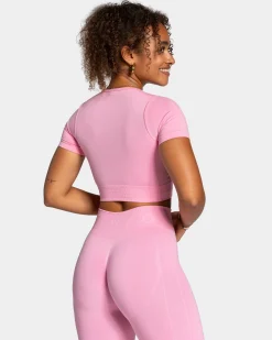 Clearance Crop Top Focus « rose » Femme Hauts | T-shirts