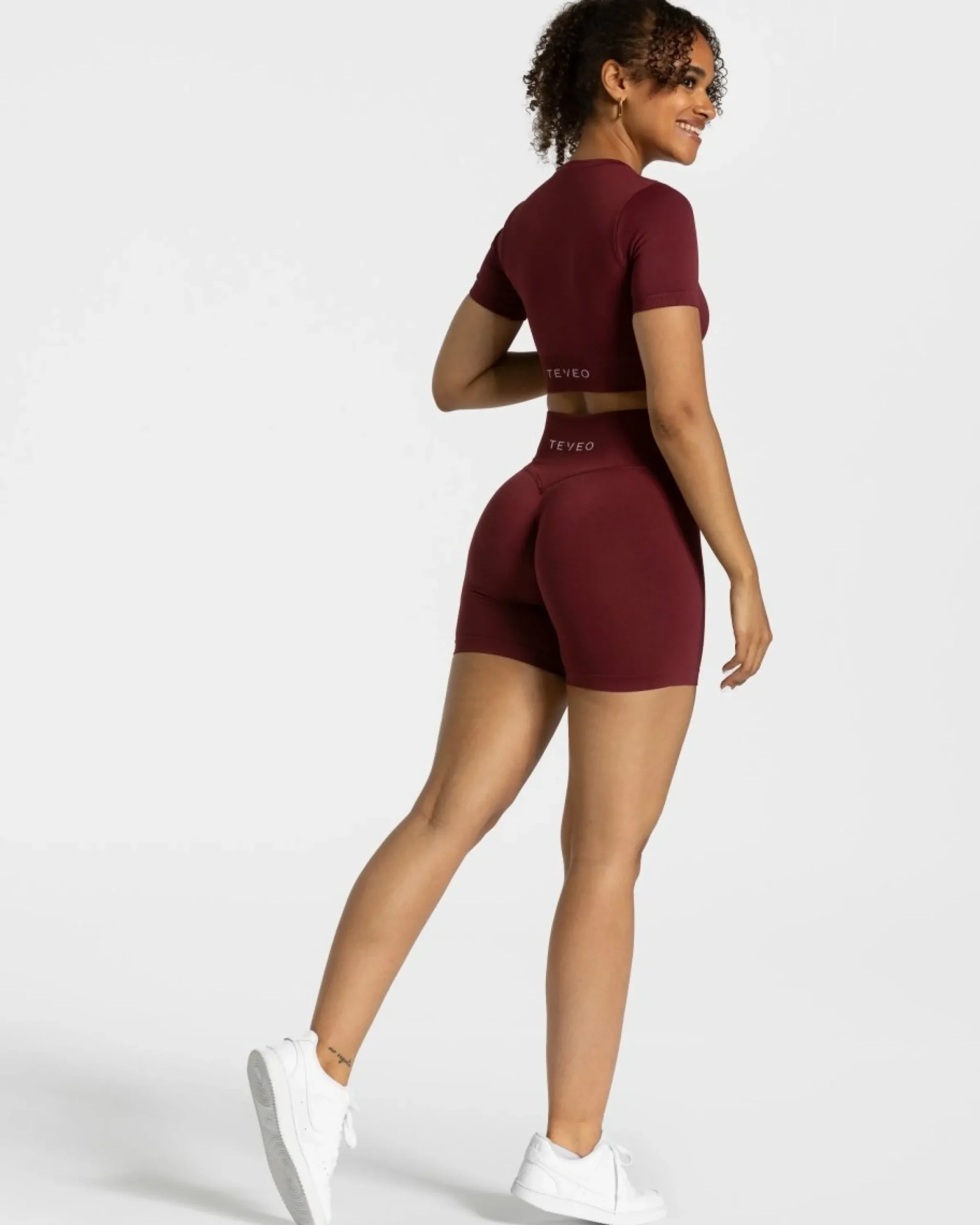 Outlet Crop top Sensation « bordeaux » Femme Hauts | T-shirts