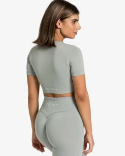 Discount Crop top Sensation « gris » Femme Hauts | T-shirts