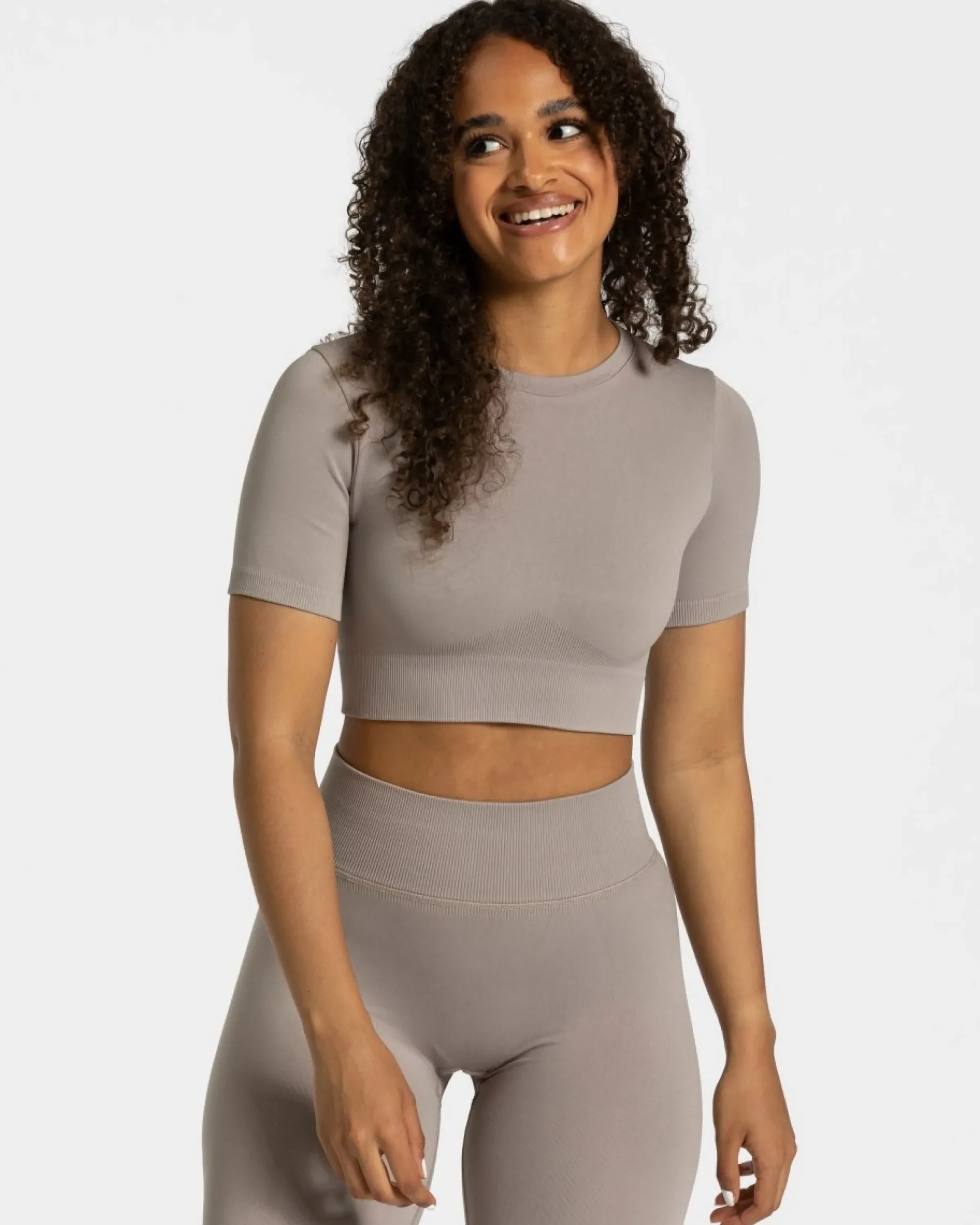 Sale Crop top Sensation « gris-pierre » Femme Hauts | T-shirts