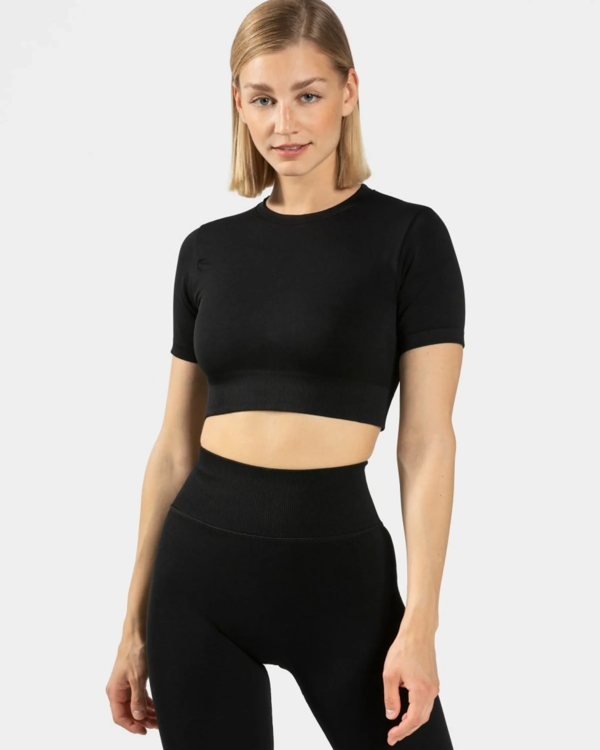 Sale Crop top Sensation « noir » Femme Hauts | T-shirts