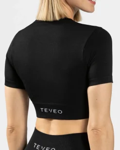 Sale Crop top Sensation « noir » Femme Hauts | T-shirts