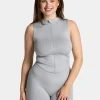 Sale Débardeur zippé Timeless Pro « gris clair » Femme Hauts