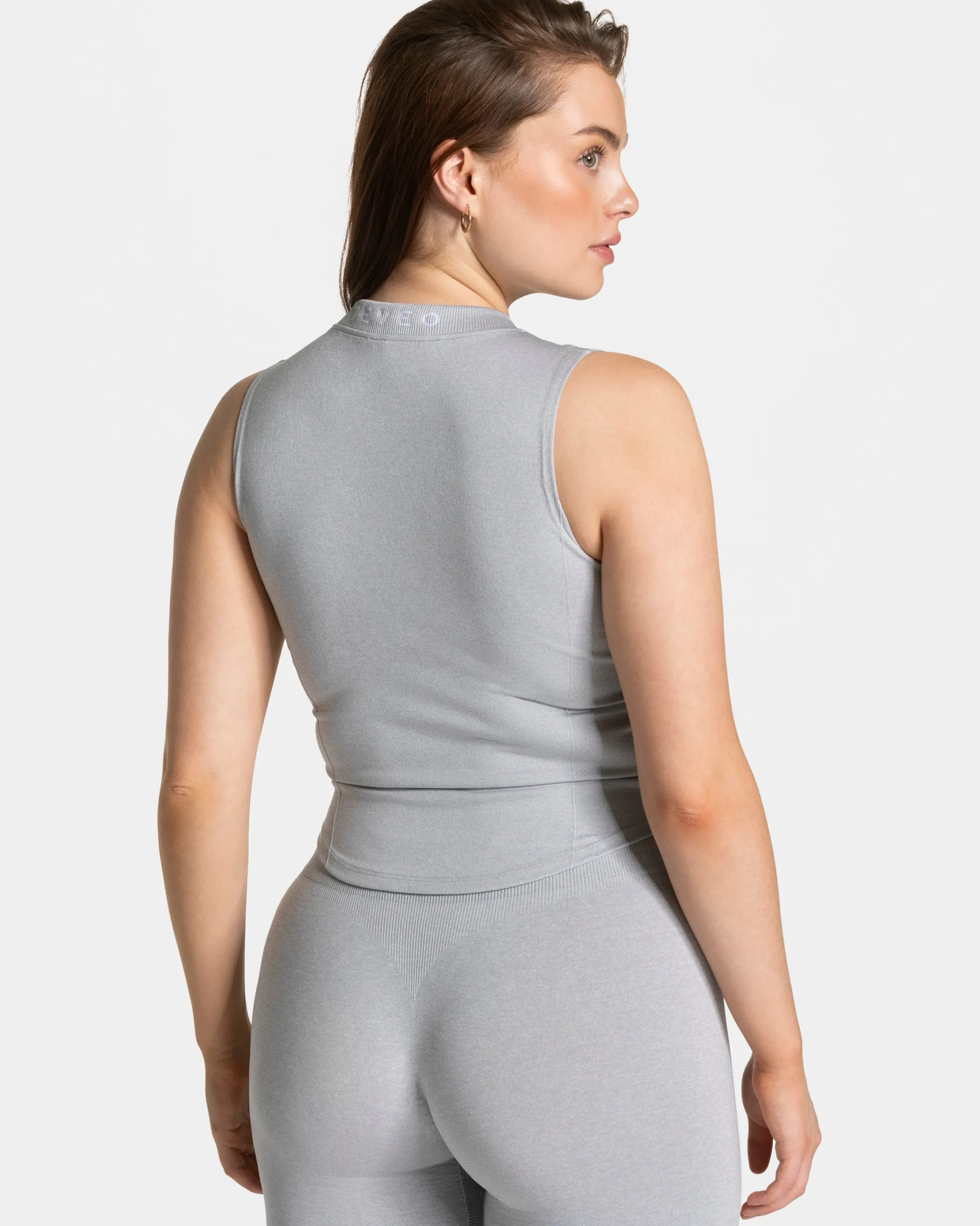 Sale Débardeur zippé Timeless Pro « gris clair » Femme Hauts