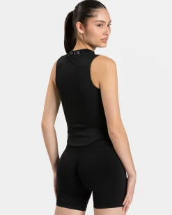 New Débardeur zippé Timeless Pro « noir » Femme Hauts