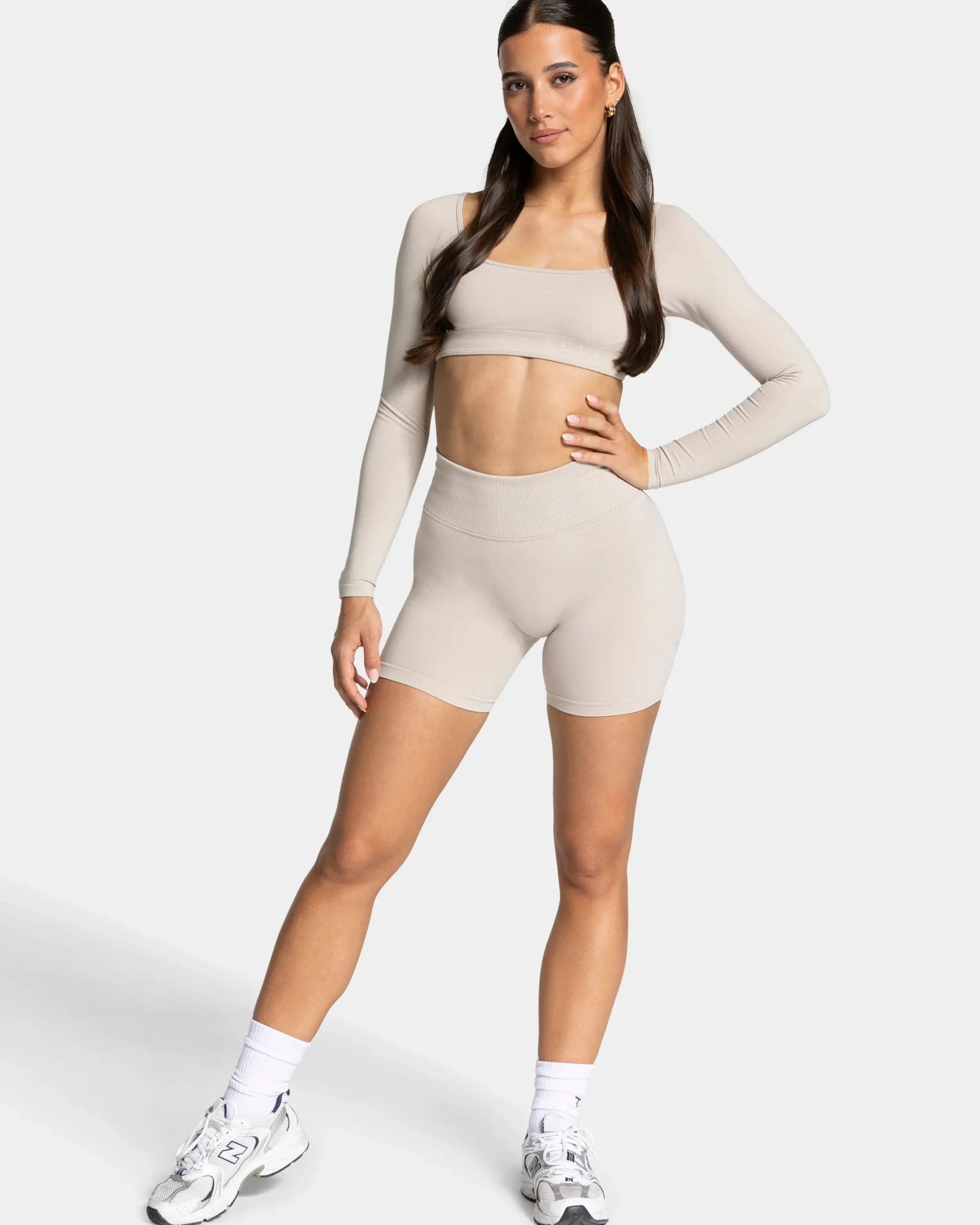 Hot Haut à manches longues Backless Femme « cream » Femme Hauts À Manches Longues