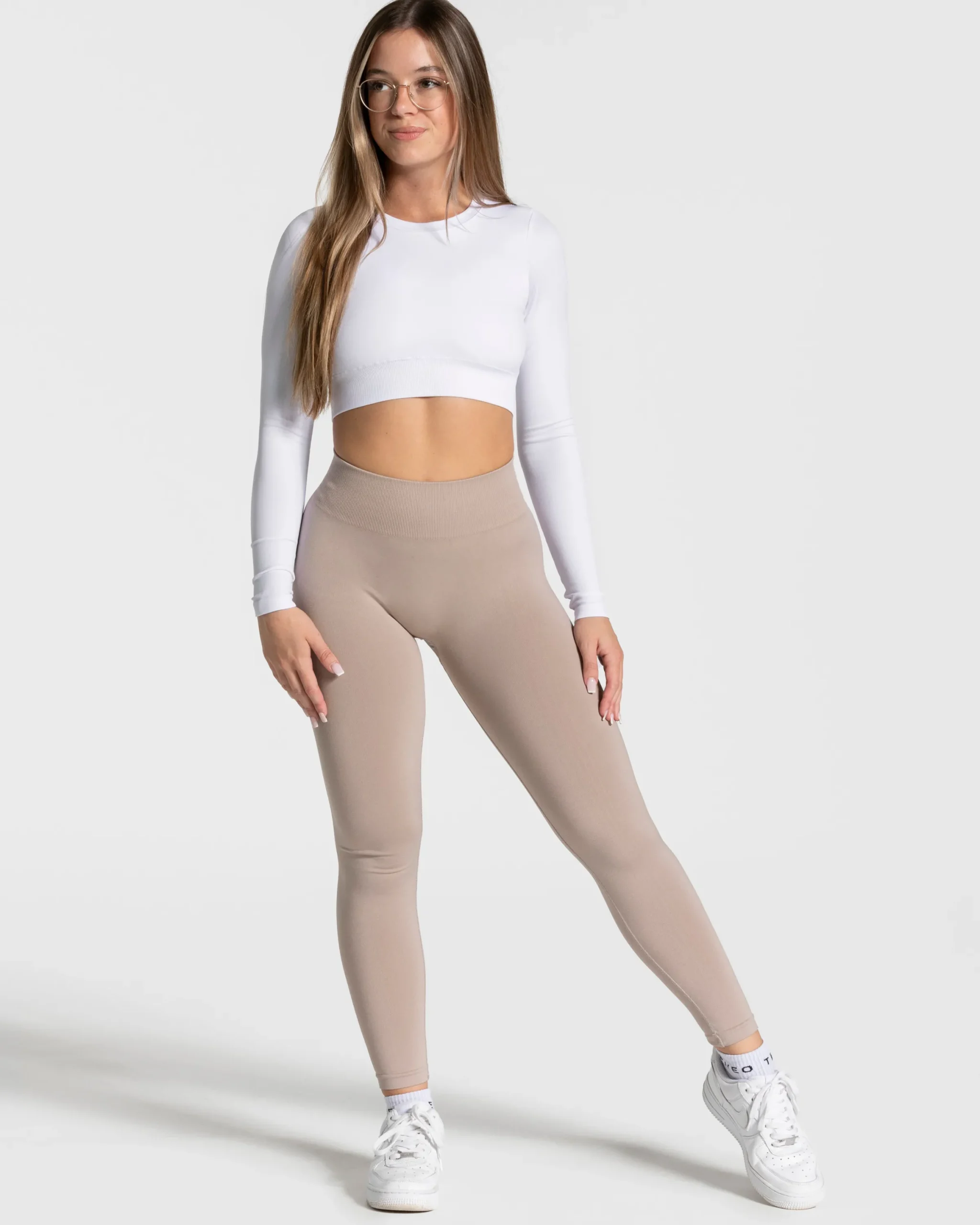 Hot Haut à manches longues Everyday Cut Out « blanc » Femme Hauts À Manches Longues