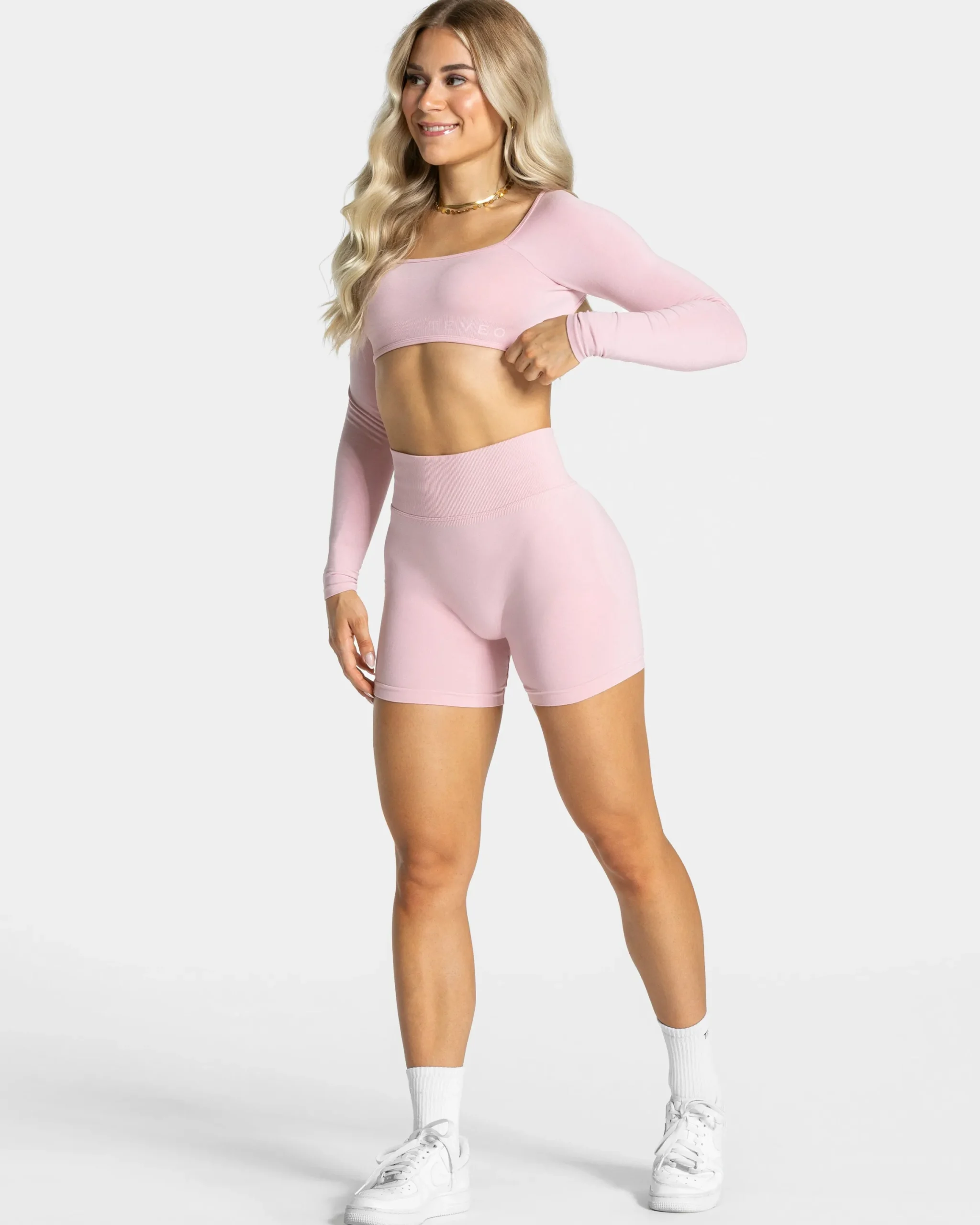 Best Haut à manches longues Femme Backless « rose » Femme Hauts À Manches Longues