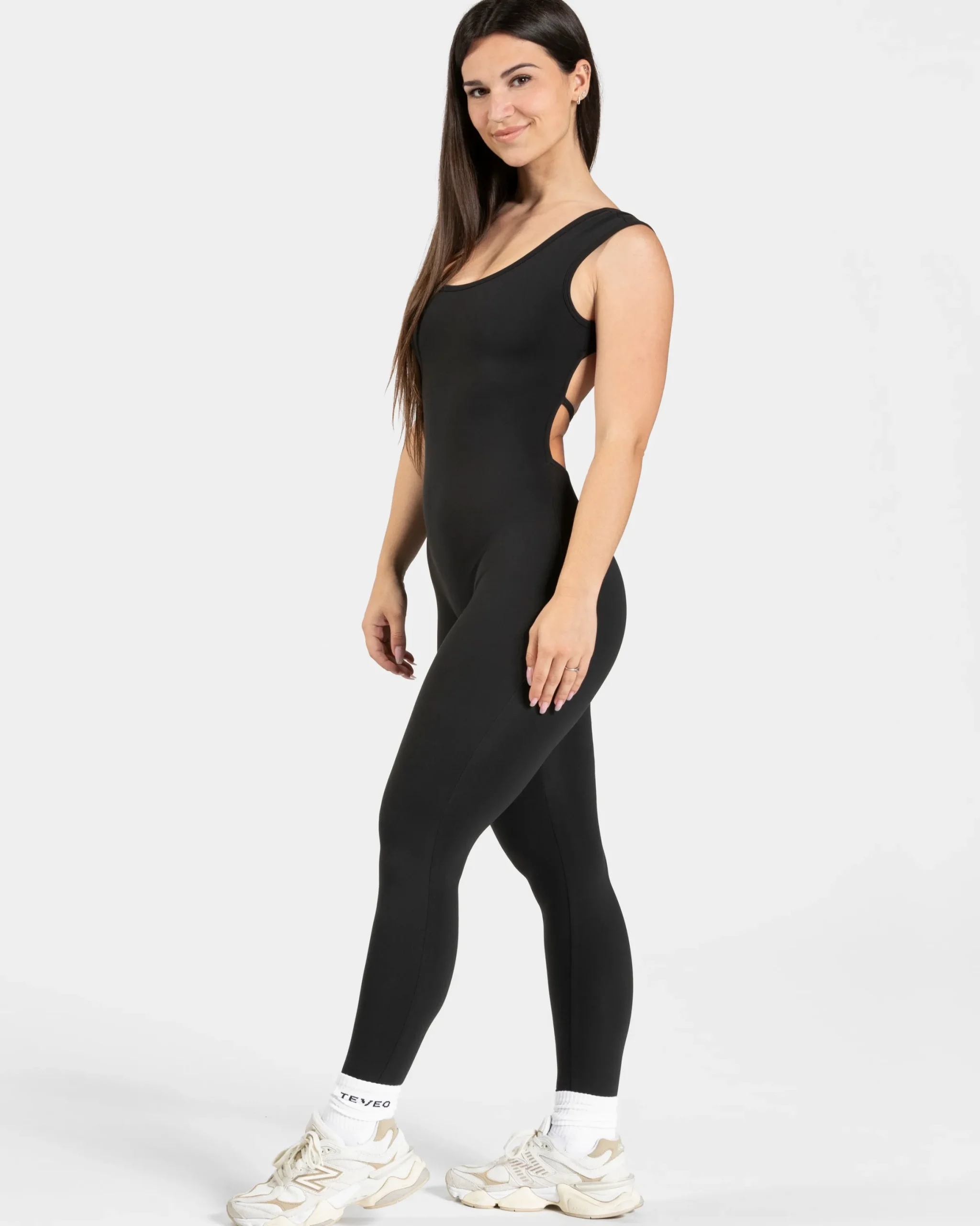 Best Haut à manches longues Femme Backless « noir » Femme Combinaisons