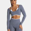 New Haut à manches longues Ignite « argenté » Femme Hauts À Manches Longues