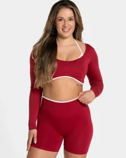 Clearance Haut à manches longues Ignite « Cherry » Femme Hauts À Manches Longues