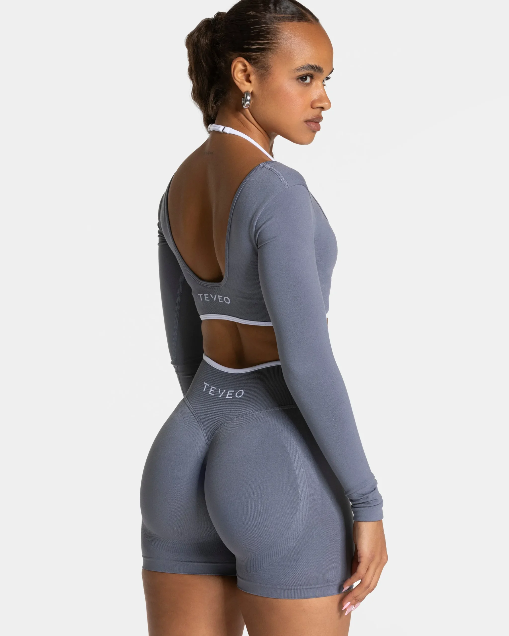 New Haut à manches longues Ignite « argenté » Femme Hauts À Manches Longues