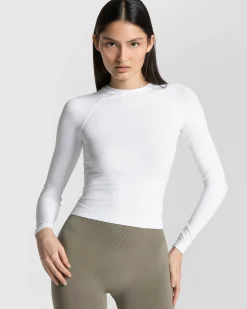 Clearance Haut à manches longues Timeless Pro « blanc » Femme Hauts À Manches Longues