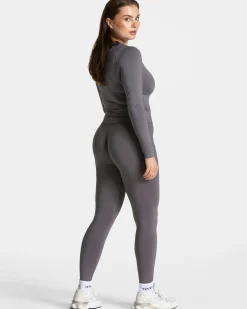Best Haut à manches longues Timeless Pro « graphite » Femme Hauts À Manches Longues