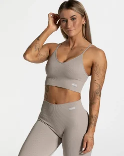 Outlet Haut Elegant Cross « gris pierre » Femme Hauts | Brassières De Sport