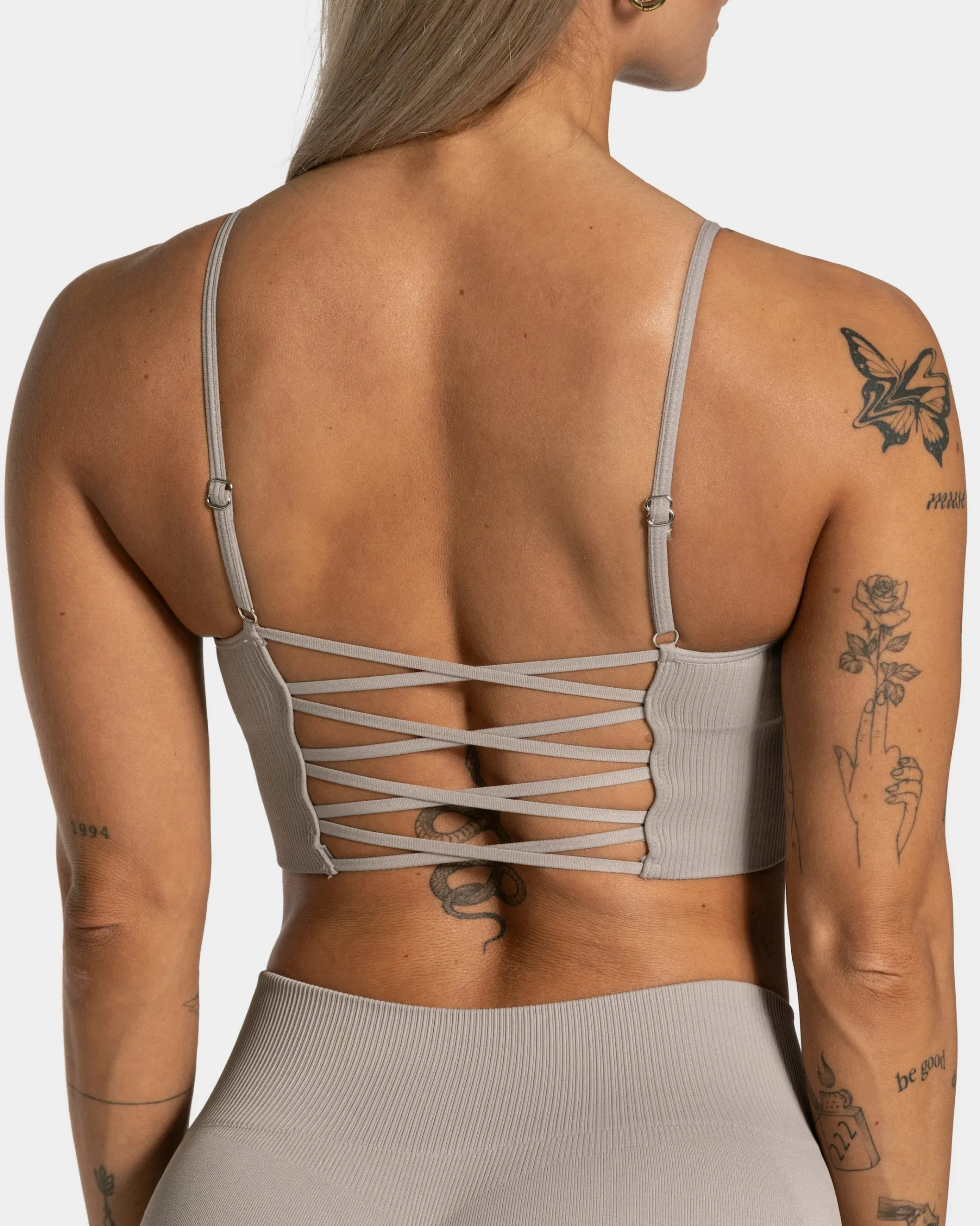 Outlet Haut Elegant Cross « gris pierre » Femme Hauts | Brassières De Sport