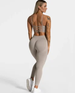 Outlet Haut Elegant Cross « gris pierre » Femme Hauts | Brassières De Sport
