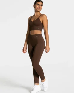 Outlet Haut Elegant Cross « marron foncé » Femme Hauts | Brassières De Sport
