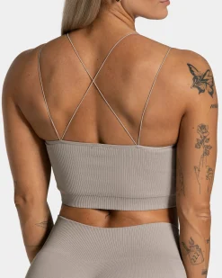 Sale Haut Elegant Strap « gris pierre » Femme Hauts | Brassières De Sport