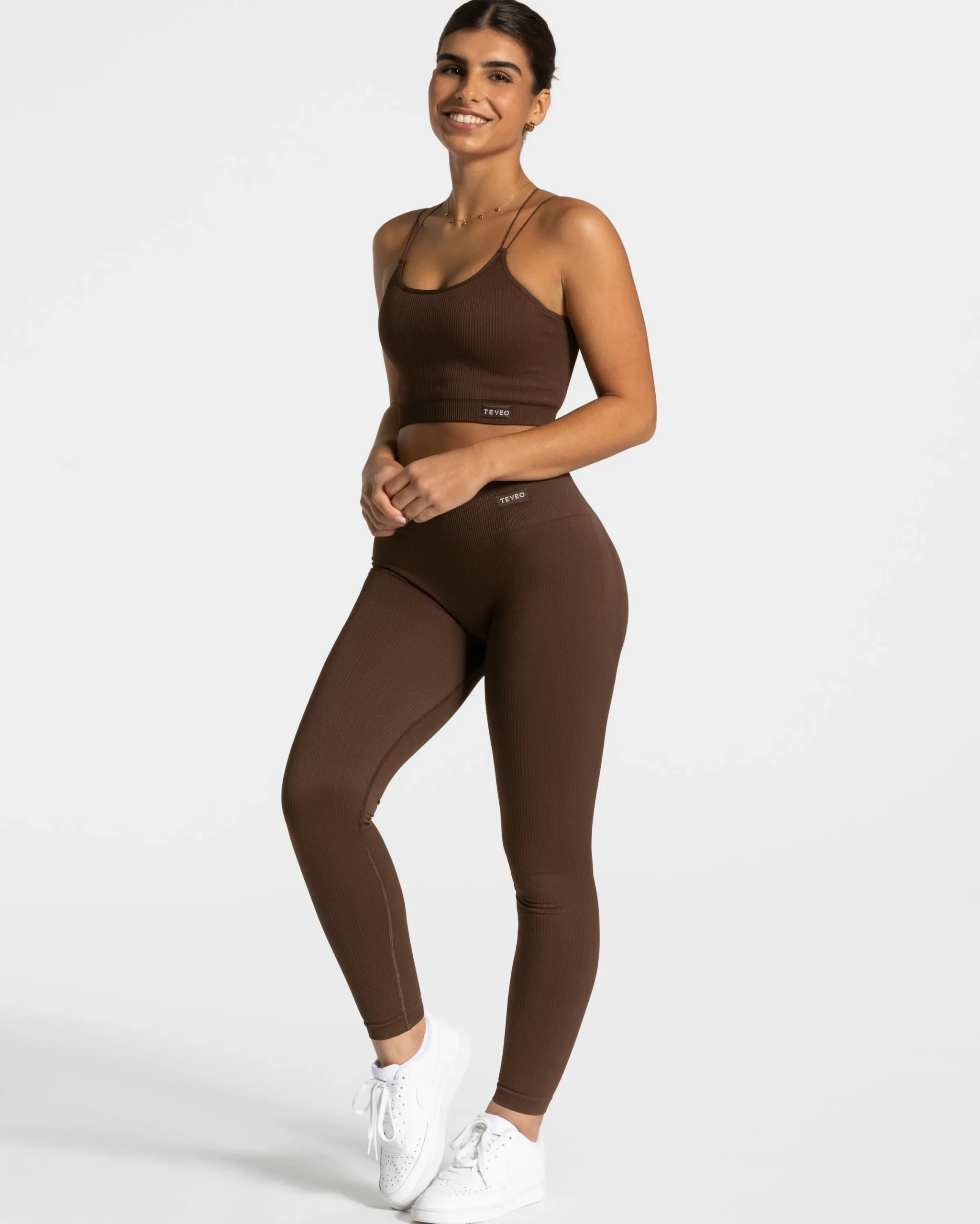 Discount Haut Elegant Strap « marron foncé » Femme Hauts | Brassières De Sport