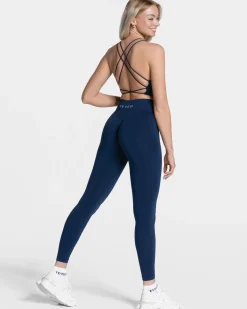 New Haut Everyday Backless « bleu foncé » Femme Hauts | Brassières De Sport