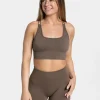 Fashion Haut Everyday Backless « taupe » Femme Hauts | Brassières De Sport