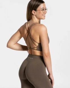 Fashion Haut Everyday Backless « taupe » Femme Hauts | Brassières De Sport