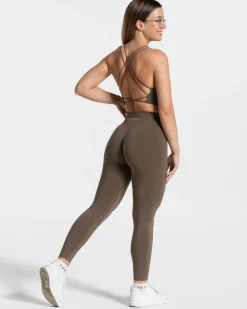 Fashion Haut Everyday Backless « taupe » Femme Hauts | Brassières De Sport