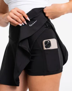 Online Jupe-short de tennis V-Shape Fearless « noir » Femme Shorts