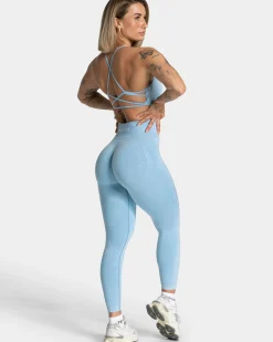 Hot Legging Acid Covert scrunch « bleu layette » Femme Leggings