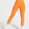 Best Legging Classy « orange » Femme Leggings