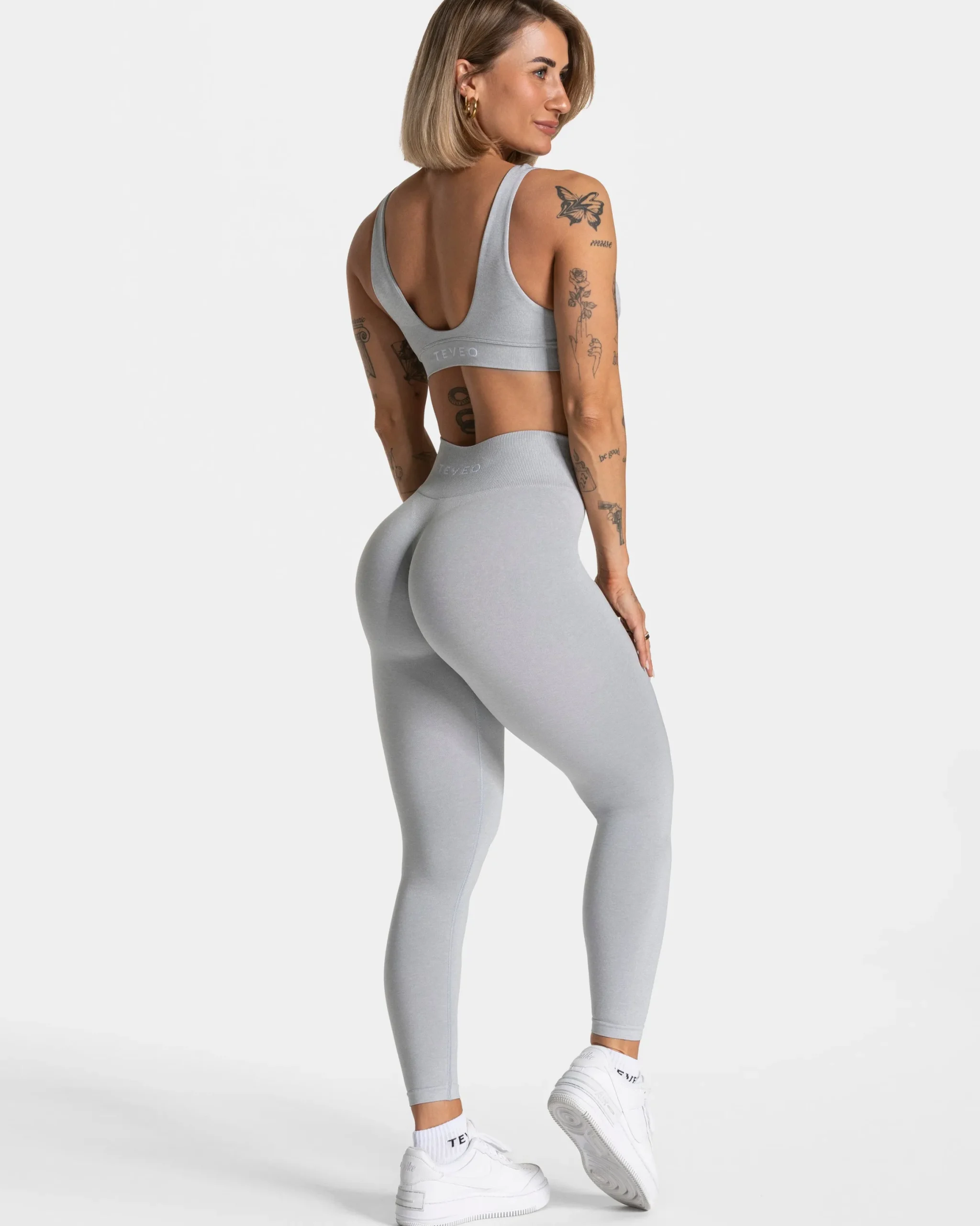 Online Legging Covert Scrunch Timeless Pro « gris clair » Femme Leggings