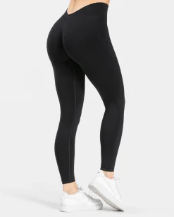 Discount Legging dos en V Covert scrunch Essence « Noir » Femme Leggings
