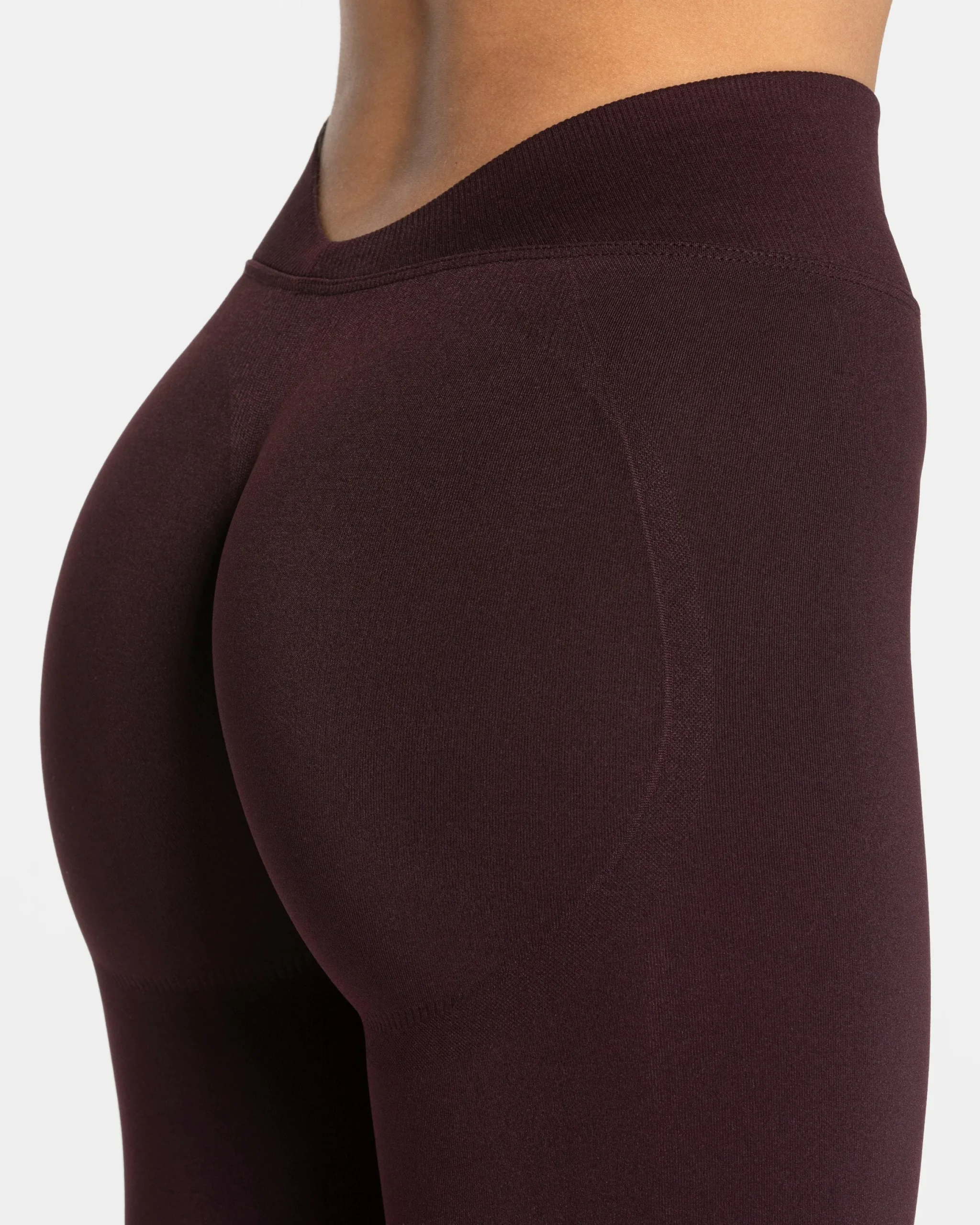 Clearance Legging dos en V Covert scrunch Essence « Merlot » Femme Leggings